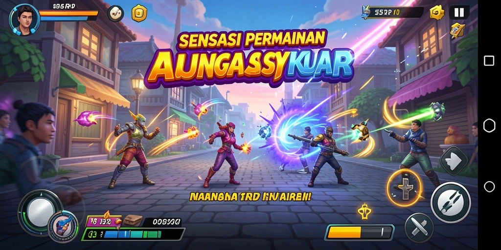 Tampilan menarik dari gameplay 55RP yang menampilkan aksi arcade seru.