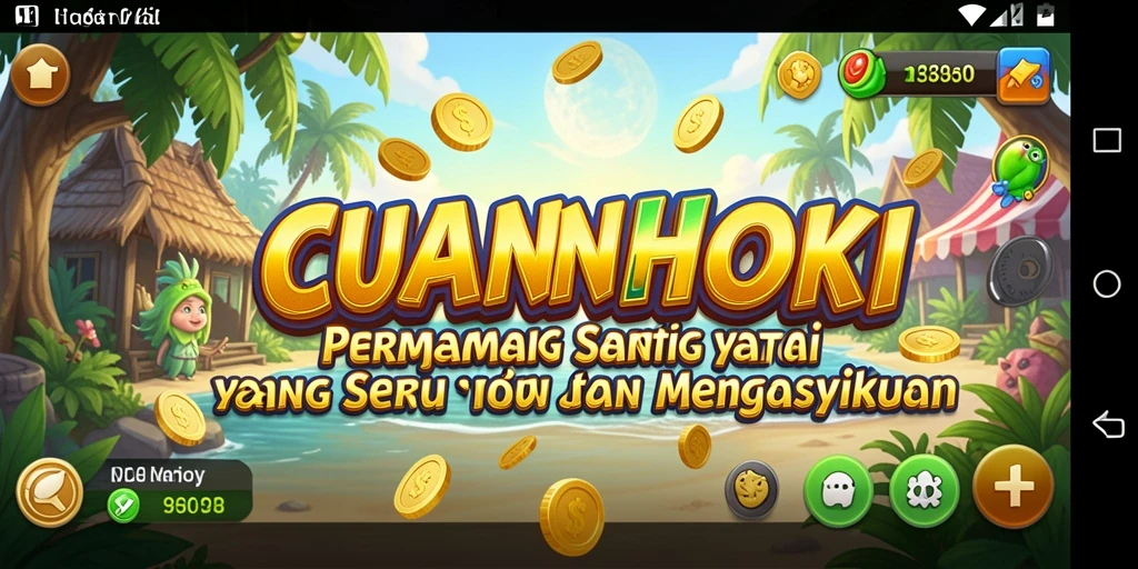 Gameplay CUANHOKI yang penuh warna dan menyenangkan.