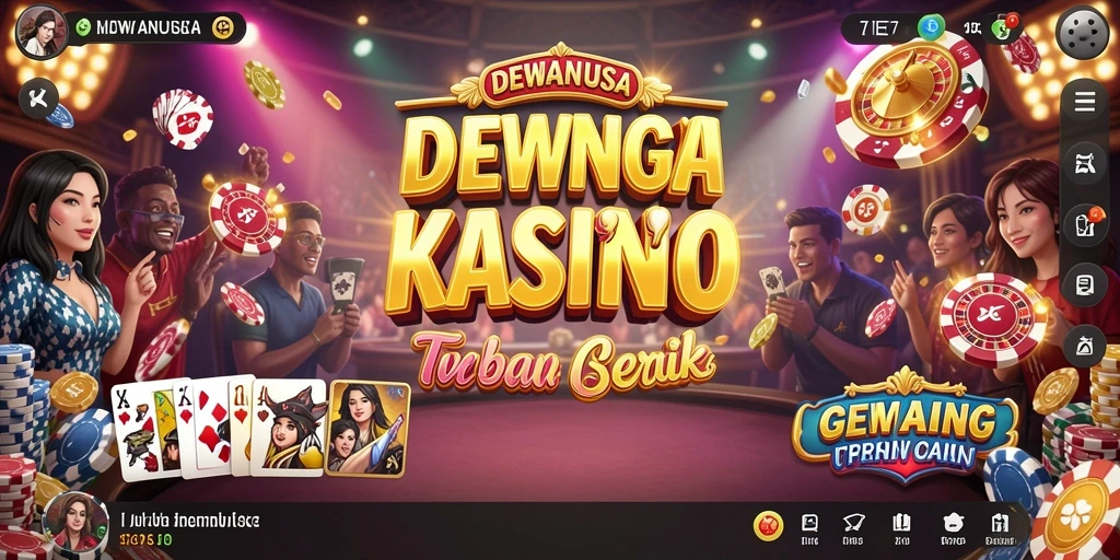 Tampilan menarik dari gameplay Kasino di DEWANUSA.