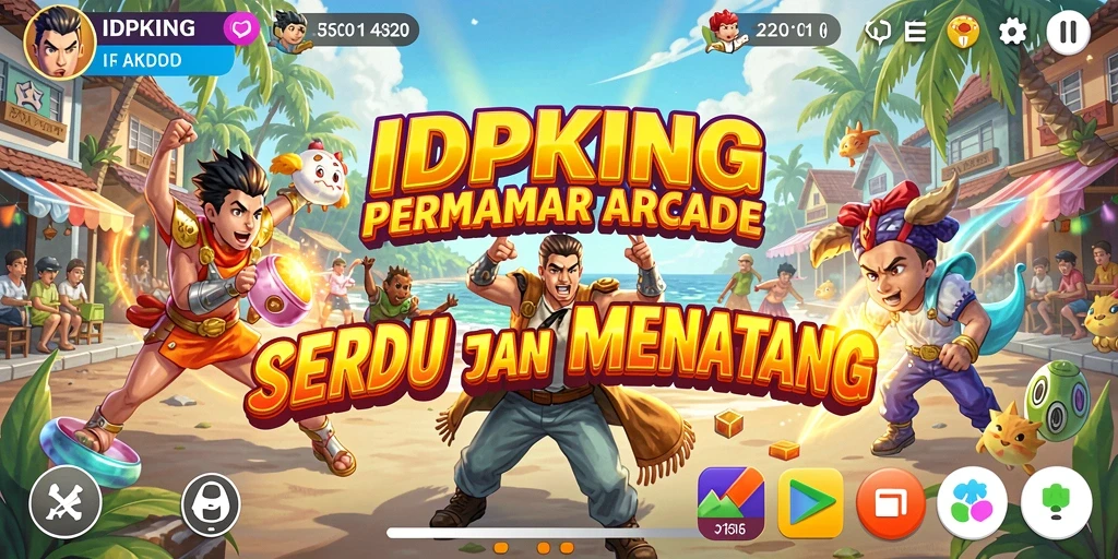 Tampilan gameplay IDPKING yang menegangkan dan penuh aksi.