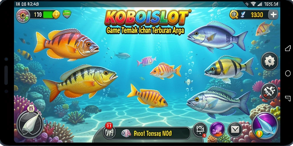 Gameplay seru menembak ikan di KOBOISLOT.