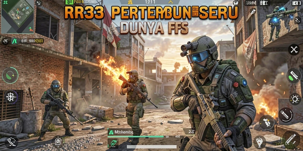 Tampilan gameplay RR33 yang penuh aksi dan menegangkan.