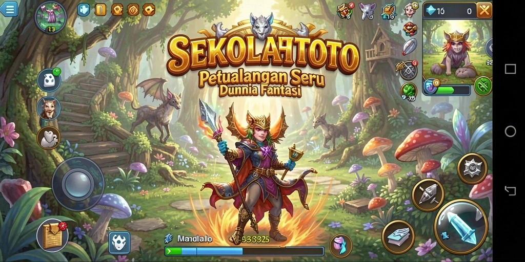 Gameplay menarik dengan petualangan yang mendebarkan di SEKOLAHTOTO.