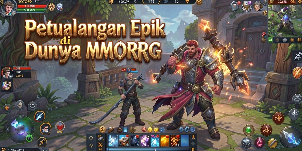Tampilan gameplay TOTO99 yang menakjubkan dalam dunia MMORPG.