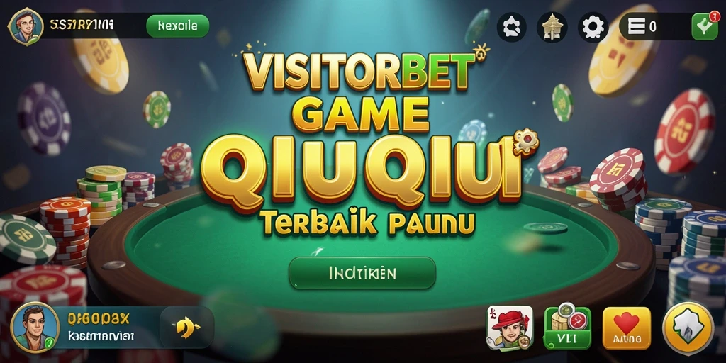 Tampilan menarik dari gameplay QiuQiu di VISITORBET.